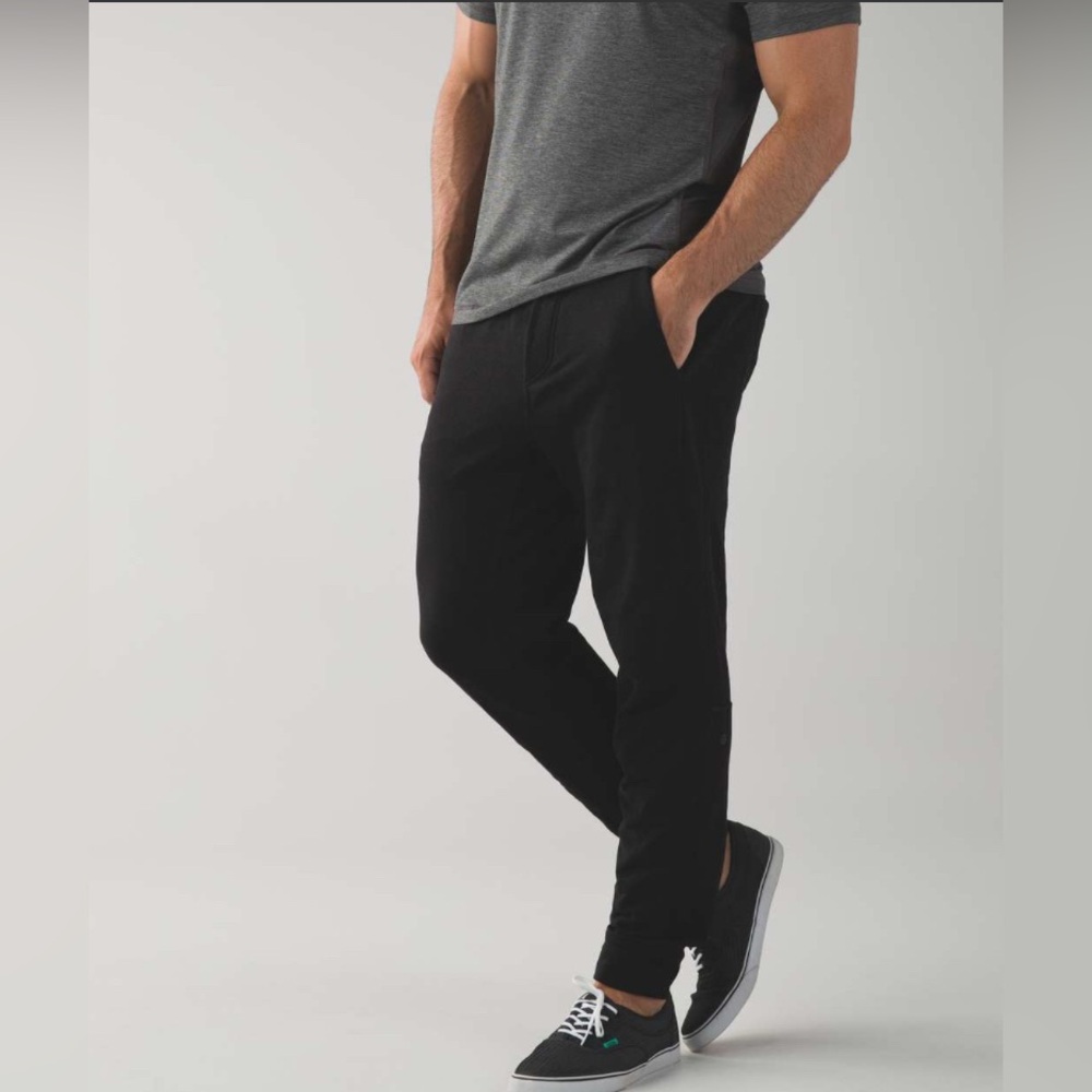Men's Black Lululemon City Sweat Joggers Black size XS 28 inseam